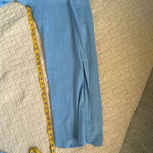 Becca Women's Gauzy Smocked Waist Pants, Swim coverup, Coastline, Small, NWT - Picture 7 of 10